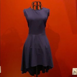 Purple High-Low Dress L